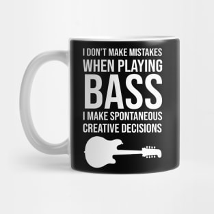 bass guitar funny quote Mug